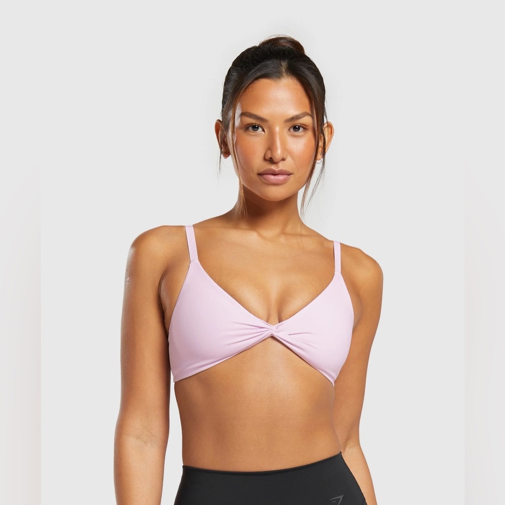 Gymshark Pink Twist Front Bralette